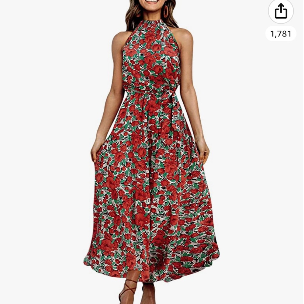 Halter Maxi Dress 🌹